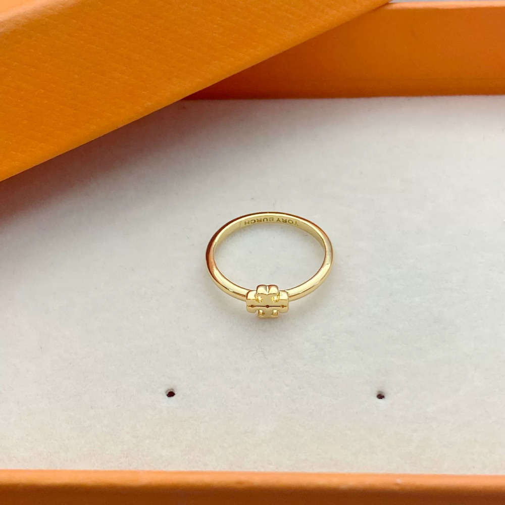 Tory Burch Letter Metal Ring